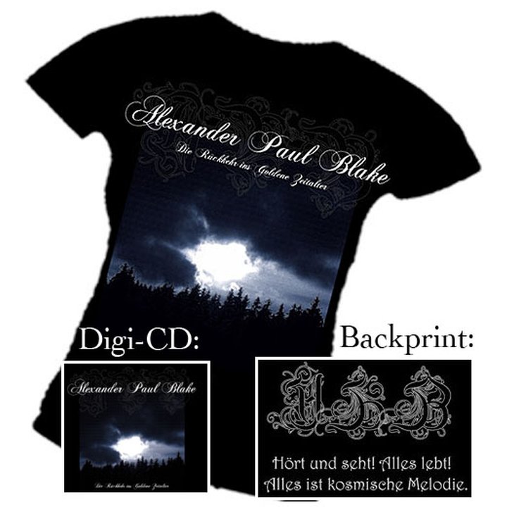 Alexander Paul Blake - Die Rückkehr ins Goldene Zeitalter Digi-CD + Girlie T - Shirt