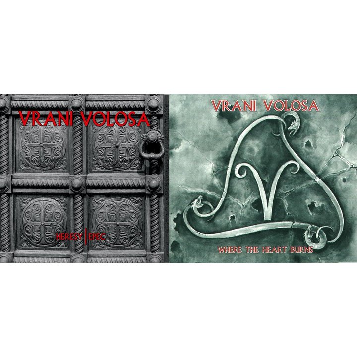 Vrani Volosa - Heresy / Epec  Digi-CD + Vrani Volosa - Where the Heart Burns Digi-CD