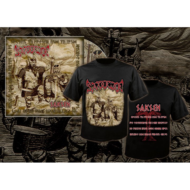 Saxorior - Saksen  Digi-CD + T-Shirt  