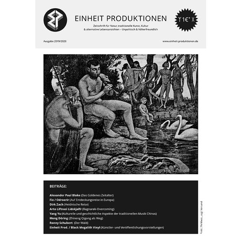 Einheit Produktionen - Zeitschrift (Ausgabe 2019/2020)