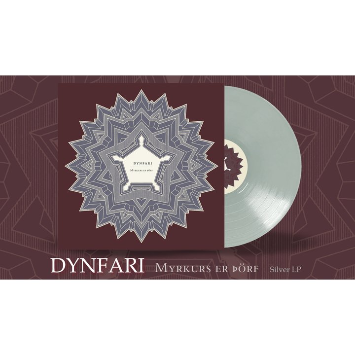 Dynfari - Myrkurs er þörf SILVER Vinyl LP