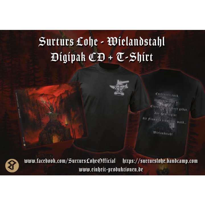 Surturs Lohe – Wielandstahl Digi-CD + T-Shirt