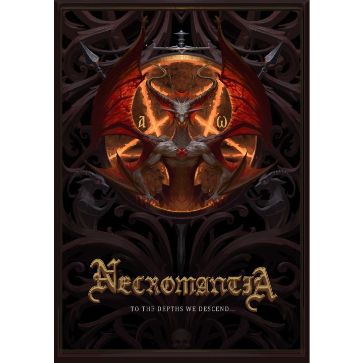 Necromantia - To The Depths We Descend… A5 Digipack CD + Bonus Track + Poster + Printed Partiture