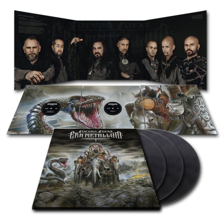 Corvus Corax - Era Metallum Limited 3-LP Black Gatefold Vinyl