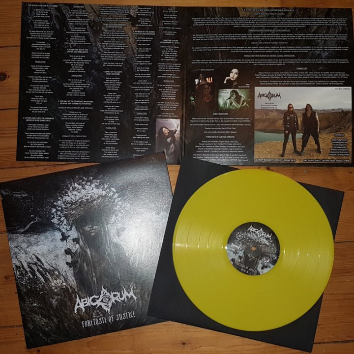 Abigorum - Foretaste Of Justice YELLOW VINYL LP