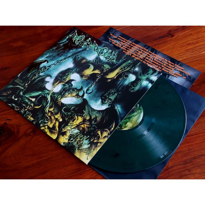 Resurrected - Blood Spilled (Swamp Green Marbled) VINYL LP