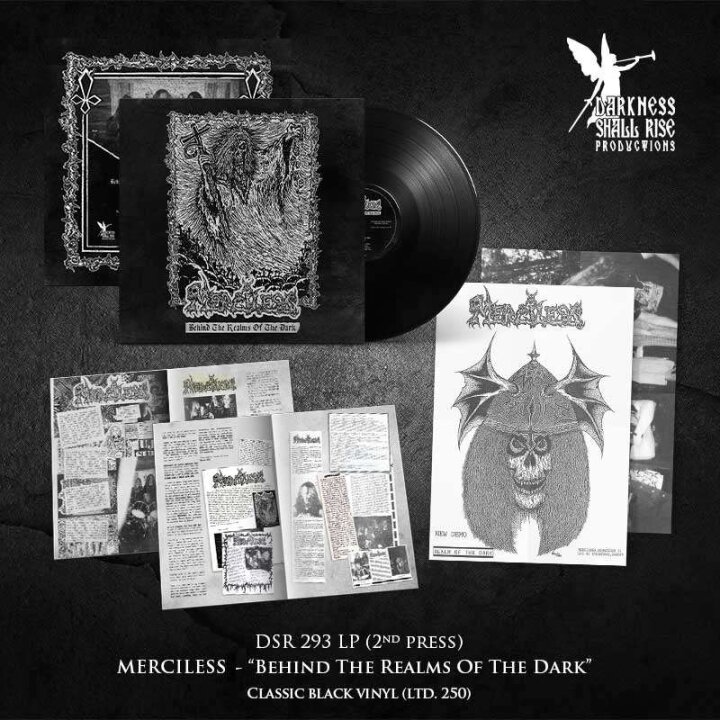 Merciless (SWE) – Behind The Realms Of The Dark BLACK VINYL LP