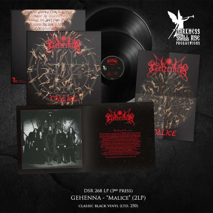 Gehenna (NOR) – Malice BLACK VINYL 2LP