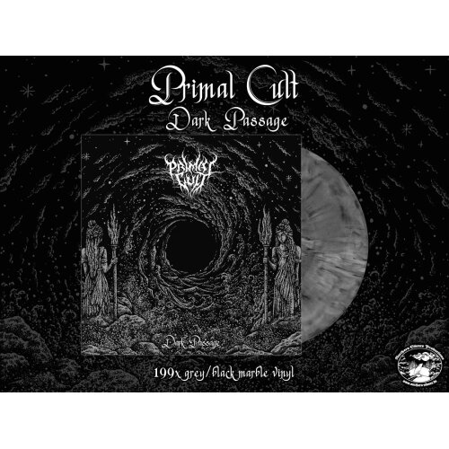 Primal Cult - Dark Passage GREY/BLACK MARBLE VINYL LP