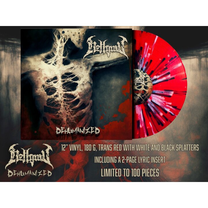 Hellgrav – Dehumanized SPLATTER VINYL LP