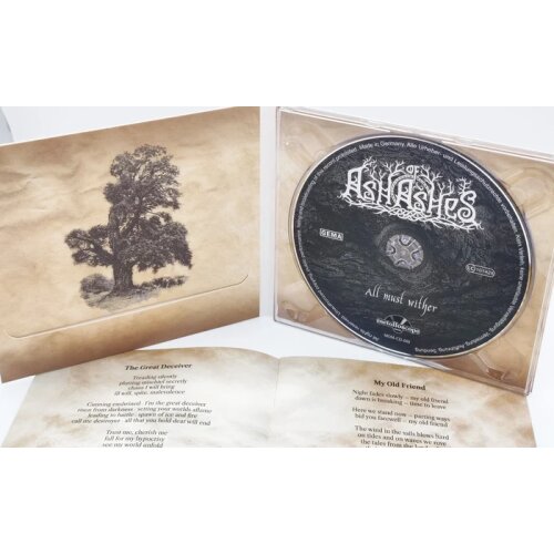 Ash Of Ashes - All Must Wither Digi-CD
